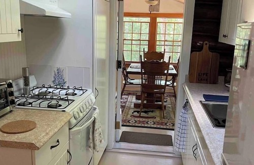 Lucerne-in-Maine Cabin | Original Log Cabin for your getaway