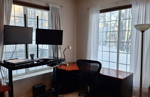 Anchorage House | Panoramic Views! Office space! Sauna! Private 1 acre, near trails.
