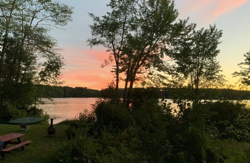 Casco Cottage | Parker Pond in Casco