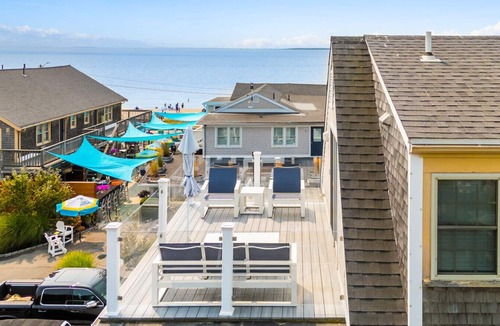 Falmouth Heights Condo | Partial Ocean View Studio w/Private Deck (308)