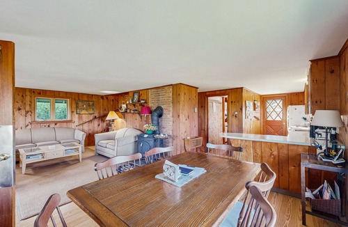 Owls Head Cabin | Peaceful coastal cabin with screened porch, water view of the cove, dog-friendly