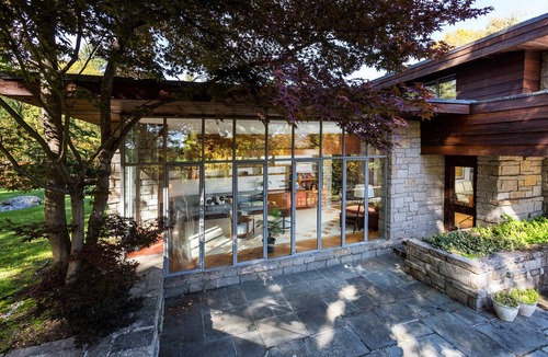 Northborough Cottage | Peaceful Getaway Cottage on grounds of historic mid-century gem