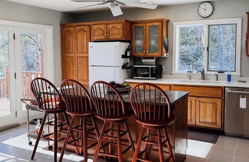 Rome House | Peaceful Maine hideaway with lake views, pool table, dock access, and Wi-Fi