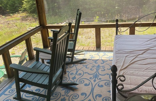 West Enfield Cabin | Peaceful Off Grid cabin on Eskatassis pond that is perfect for relaxing stays.