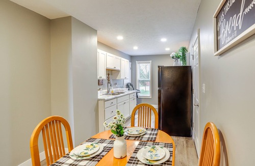 New Haven  Huron County House | Peaceful Shiloh Home w/Deck & Fishing Pond Access