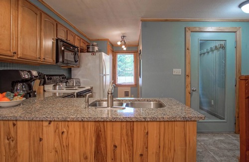 Edray Condo | Powderidge #14: 2 Bedrooms, 2.5 Bath: Slope Side, Wood Fireplace.