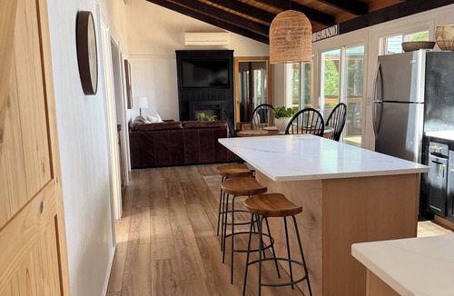 South Casco Cottage | Private Beach Sunset Views Getaway on Sebago Lake
