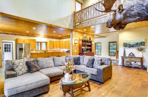 Town of Webb House | Private Deck & Fire Pit: Adirondack Family Home