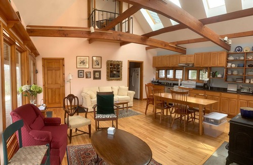 Tamworth House | Private mountain retreat with trout pond on 17+ acres of meadow and forest.