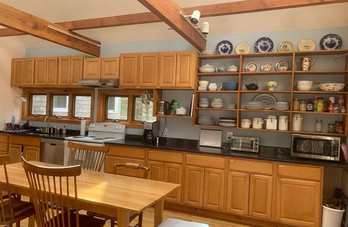 Tamworth House | Private mountain retreat with trout pond on 17+ acres of meadow and forest.