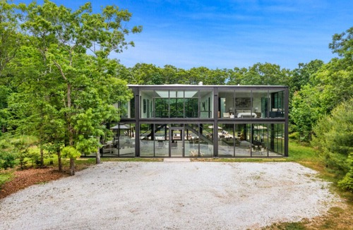 Springs Apartment | Private Oasis - Glass Villa - East Hampton - Pool