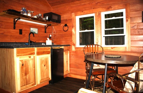 Lake Clear Cabin | Private Pinecone Cabin just steps away from ADK Rail Trail and Lake