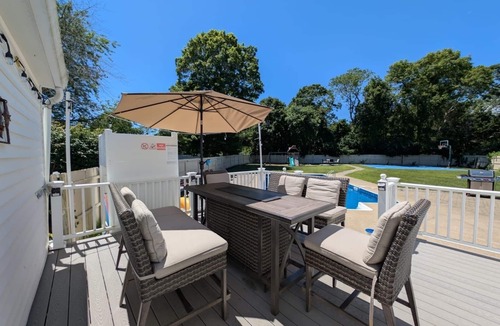 Hyannis House | Private resort style Hyannis property. HEATED Pool, Playground&Basketball court