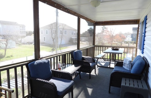 Prime Hook Beach House | Quiet dog friendly home overlooking nature preserve, 1 block from private beach.