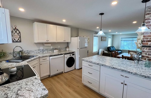 Hebron Condo | RECENTLY RENOVATED! 2 bed 2 bath on Newfound Lake, private beach, scenic views