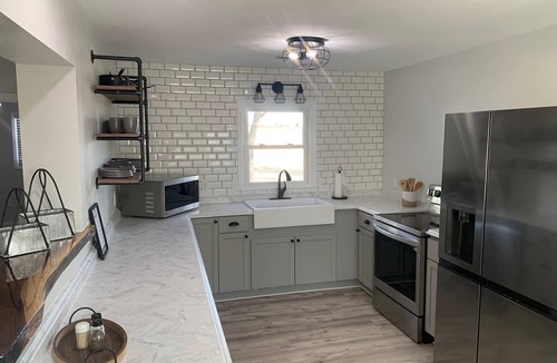 Walker House | Remodeled country retreat on the Saline River. Pet Friendly!
