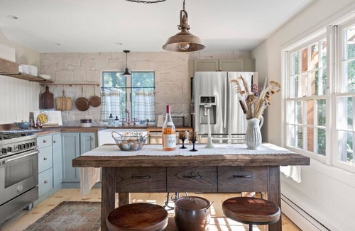 Hollowville House | Renovated Stylish Farmhouse with Pond and Fire Pit Near Hudson