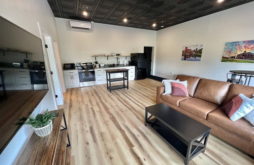Pittsfield Apartment | RiverBend Loft | Modern Stay Near ATV & Snowmobile Trails