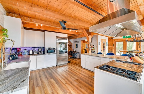 Newtonville Cabin | Riverfront A-Frame Cabin in Troy w/Pool & Dock!