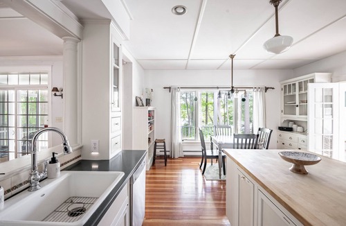 Kennebunkport House | Riverfront Home w/Private Dock, Kayaks, Close To Dock Square! Dogs Allowed!