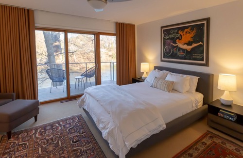Arnold House | Riverfront home with multiple decks, central AC, washer/dryer - two dogs OK