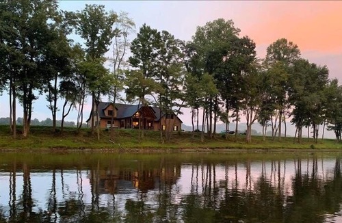 Black Fork House | Riverfront Lodge on 100 acres! Swimming hole, Kayaks, Hot tub!
