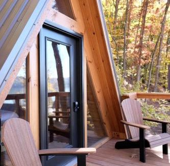 Scio Ski Chalet | Romantic A-frame Cabin Ideal for Two by Tappan Lake in Ohio