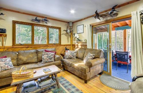 Searsport House | Rustic Searsport Cabin: Loft + Sunroom on 10 Acres