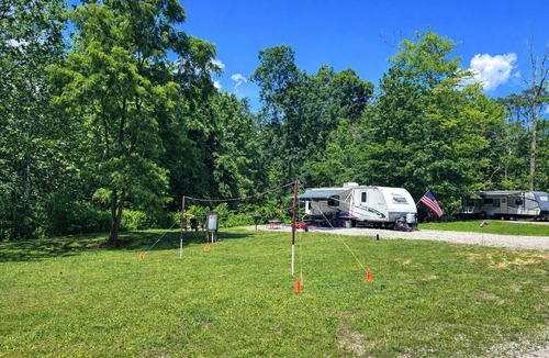 South Bloomingville House | RV Site 4 at High Rock Hideaways: SITE RENTAL ONLY. We do not rent RV's/campers.