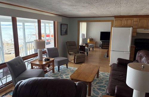 Standish House | Sebago Lake Beach House, 3 Bedrooms, Sleeps 6, Sandy Beach, Dock & Mooring