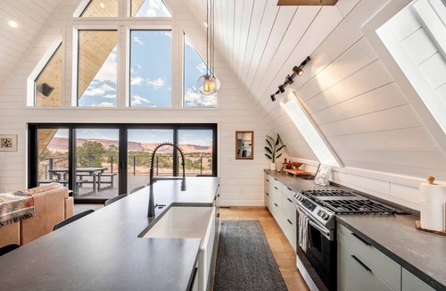 Torrey Cabin | Secluded A-frame with Stunning Desert Views in Torrey, Utah