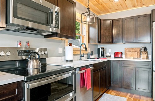 Bryant Pond Cabin | Secluded Cabin with Hot Tub, Views, & EV Charger