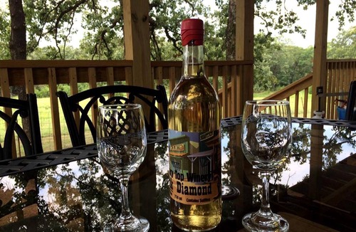 Hughes County Cabin | Secluded Getaway on a Vineyard in Allen, Oklahoma