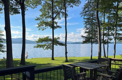 Newport House | Secluded lake house retreat with private dock and ski/hiking trail access