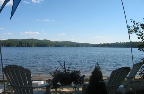 Rindge House | Secluded Vacation Home with direct lake frontage on Contoocook Lake in NH