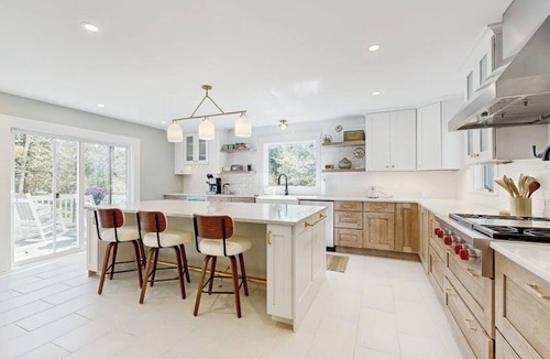 Cumberland Foreside House | Serene Coastal Home with Private Beach Access, Hot Tub, and Spacious Decks