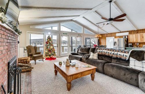 Morgan House | Seymour Lake Across St! Scenic Home w/Hot Tub