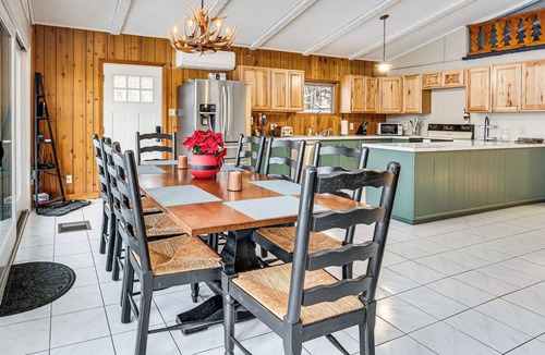 Morgan House | Seymour Lake Across St! Scenic Home w/Hot Tub