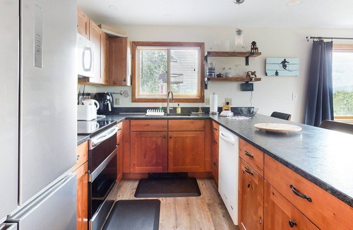 Jackson Condo | Ski Chalet-Inspired Condo w/ Incredible Views, Free WiFi, Furnished Patio, & W/D