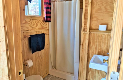 Victor Hotel | Sleeps up to 4, kitchenette, full bathroom, fire ring/picnic table, air conditioned/heated.