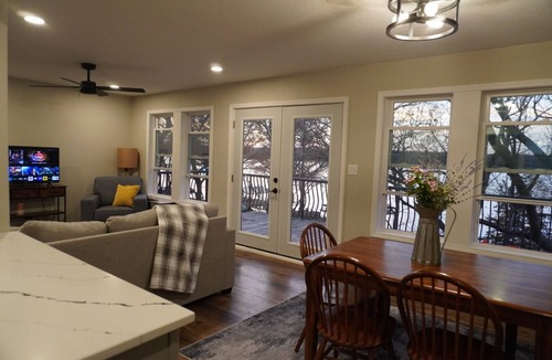 Fort Scott House | Spacious 4-bedroom house steps away from the water at beautiful Fort Scott Lake.