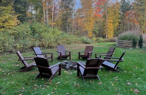 Kerhonkson House | Spacious 5BR Getaway on Private Road w Pool & Forest Views