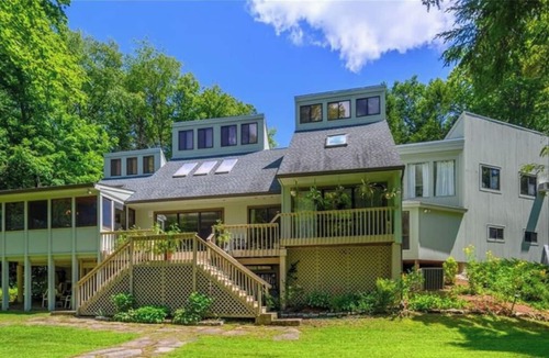 Sherman House | Spacious lake house with a hot tub, fire pit, dock & only 80 minutes from NYC!