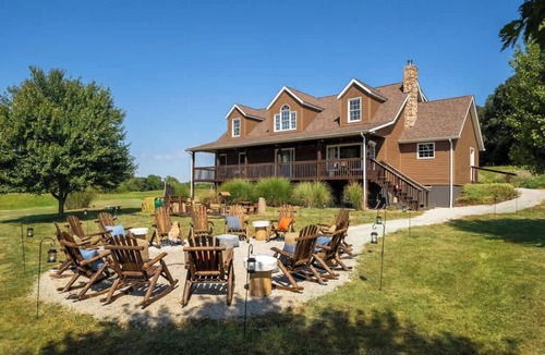 Logan House | Stoneveil Retreat | Pond Hot Tub Sauna