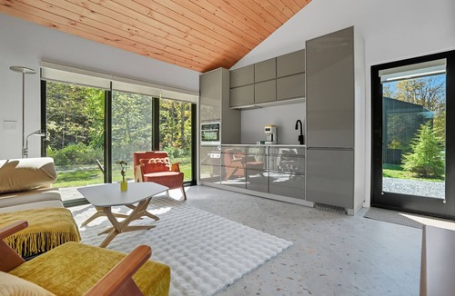 Brownsville Cabin | Stylish Designer Loft And Adventure Hub With EV Charger Near Woodstock & Okemo