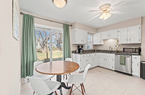 Shawnee House | Summer Getaway in Shawnee with FIREPIT, Central & Cozy KC Home