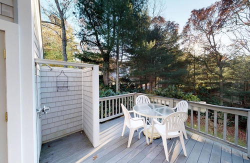 Summersea House | Summer home with expansive deck & wonderful location for beachgoers