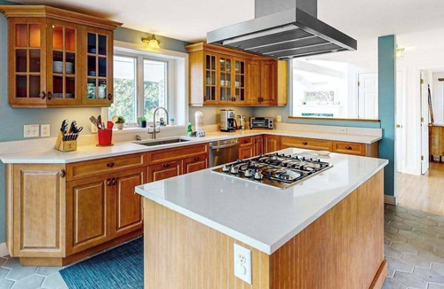 Truro House | Sun-filled escape with hot tub, deck, bikes, grill, W/D, & central AC