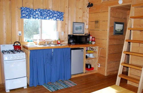 Lutak Cabin | The Gathering Place Cabin #1, rustic cabin on the water, close to Chilkoot River