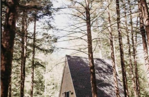 Standish Cabin | THE LILLIPAD.Off-grid A frame. Sebago lake region!
